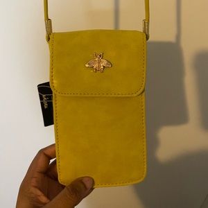 Yellow crossbody bag